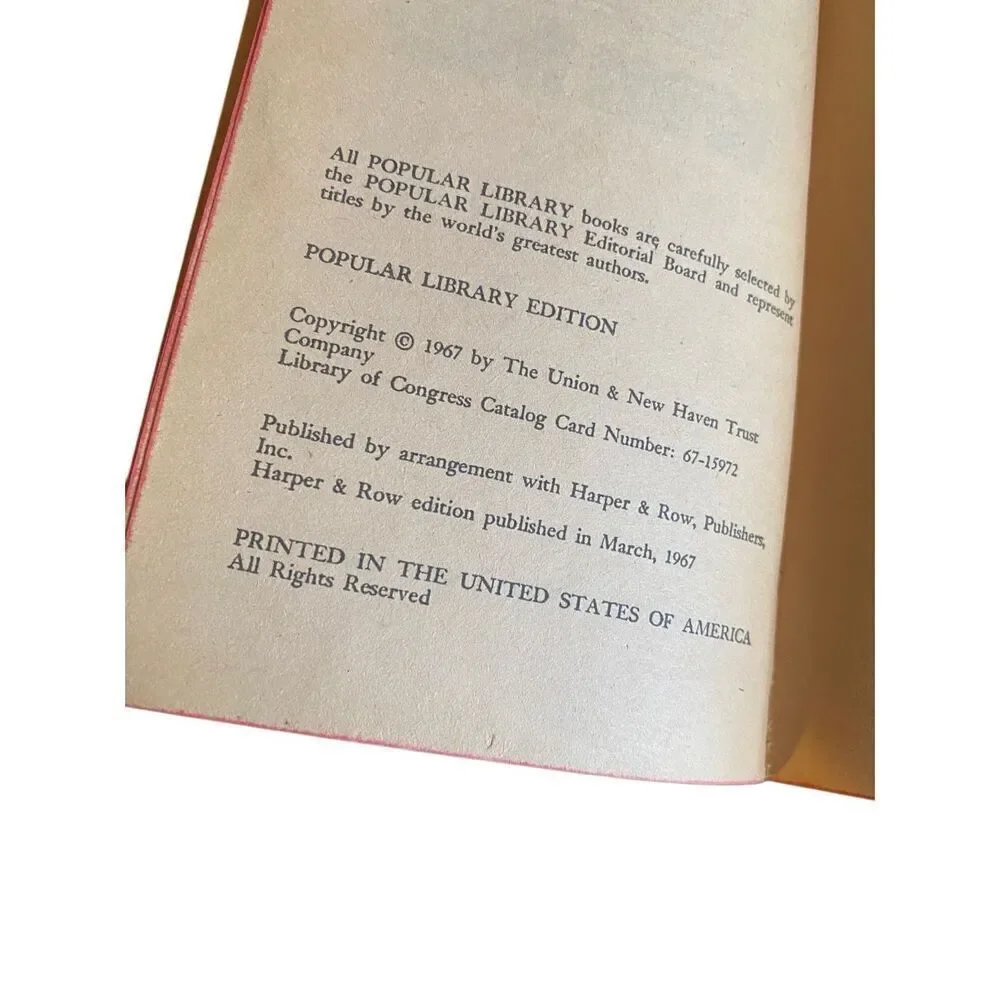 Damaged The Eighth Day by Thornton Wilder Paperback Book 1967 Novel